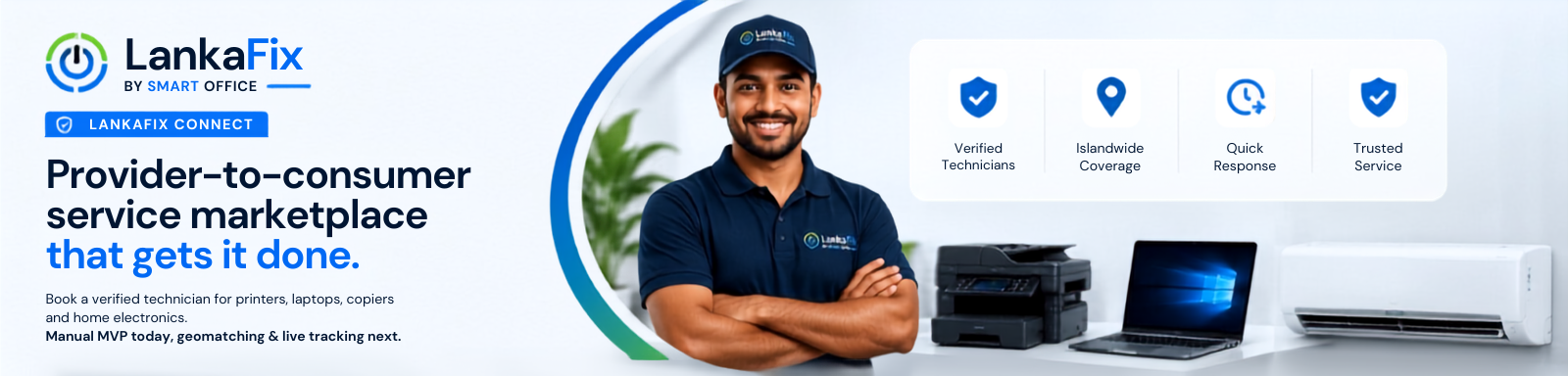 LankaFix Connect # Provider-to-consumer service marketplace